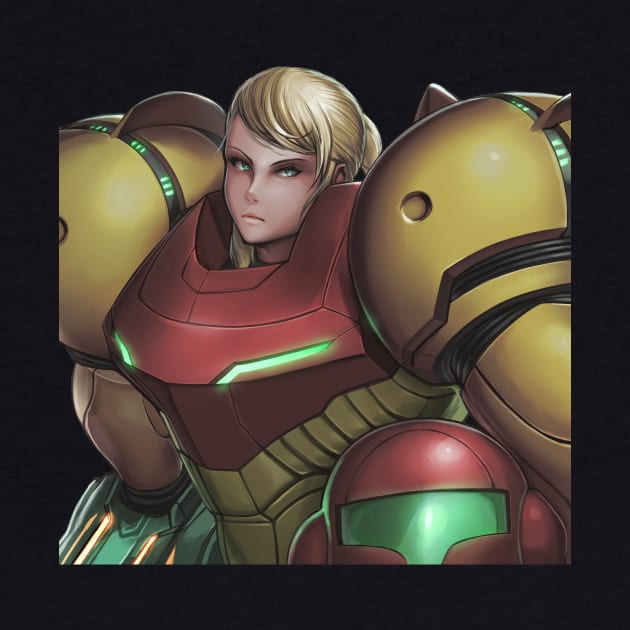 Metroid Prime Samus by hybridmink